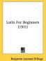 Latin For Beginners (1911)